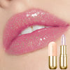 QIBEST Glitter Lipstick Lip Balm Color Change Transparent Moisturizing Crystal Jelly Pearlescent Lip Plumper Gloss Tint Cosmetic