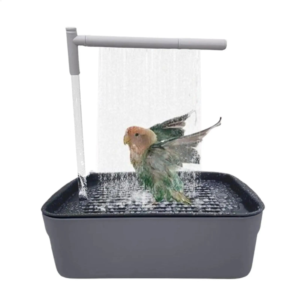 Automatic Pet Birds Parrots Bath Circulating Water Bathtub USB Electric Parakeet Bathtub Shower Fountain birds supplies