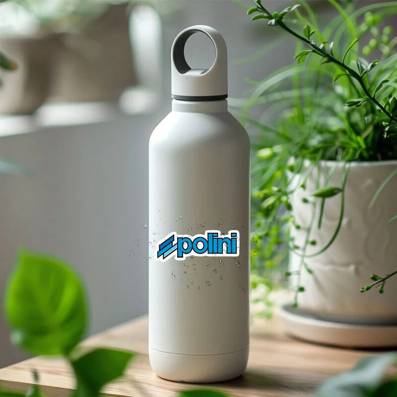 4 POLINI stickers, vinyl decals - suitable for car bumpers, windows, laptops, trucks, vans, water bottles, books - durable