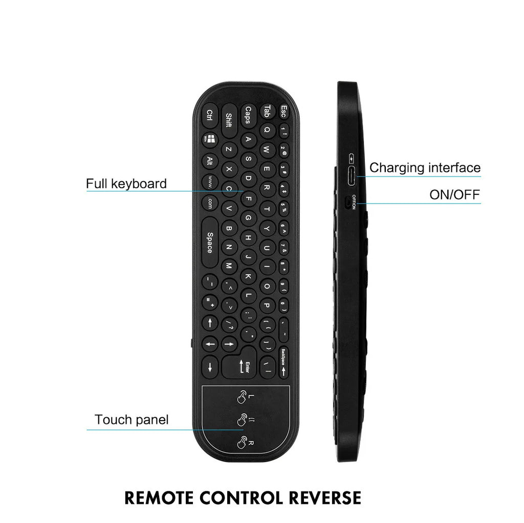 G60S Pro Air Mouse Wireless Voice Remote Control 2.4G Bluetooth Dual Mode IR Learning With Backlit for Android TV Box