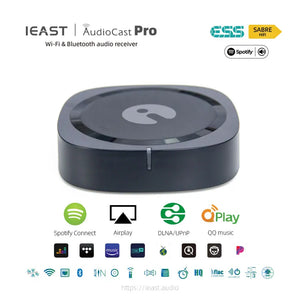 Wireless Wifi & Bluetooth Audio Receiver IEAST AUDIOCAST M50 AudioCast Pro ESS9023 Support Spotifu Airplay DLNA 24bit/192kHz