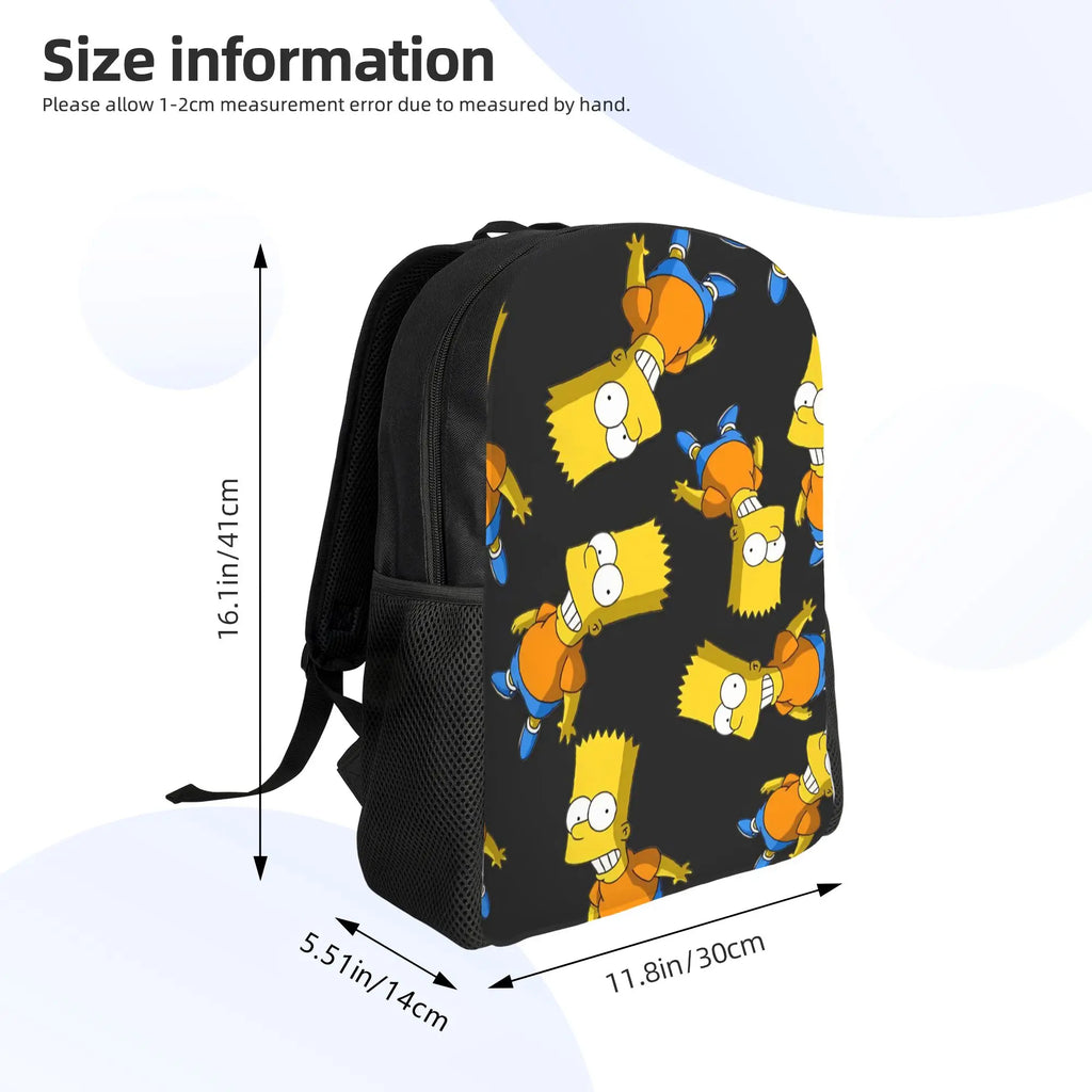 Cartoon The S-Simpsons  Women Backpack Mochila Fashion Children School Bag Laptop Rucksack Kids Large Capacity Travel Rucksack