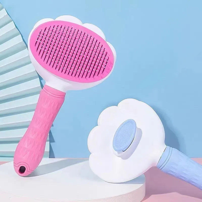 Cat Hair Remover Brush Cat Dog Hair Grooming And Care Comb For Long Hair Dog Pet Removes Hairs Cleaning Bath Brush Dog Supplies