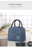 Portable Oxford Lunch Bags Fresh Cooler Pouch For Office Students Convenient Lunch Box Food Container Bag