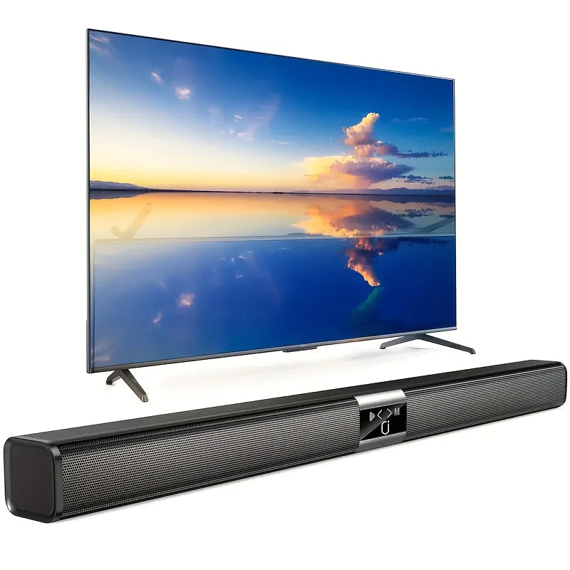 Soundbar, Cinema Soundbar, Hifi Wireless Bluetooth Speaker, Home Theater, Tv, Computer, Echo Wall, Wall-Mounted Stereo Surround Sound, Fm Radio, Remote Control, Speaker Stand