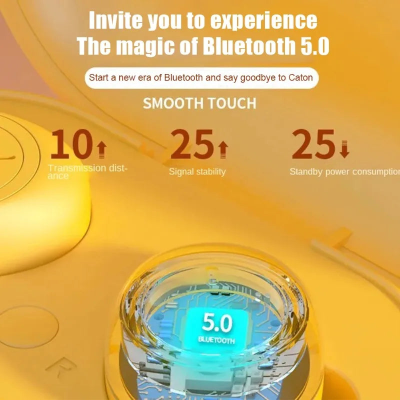 NEW Original Y50 Macaron TWS Bluetooth Headphones 5.2 Wireless Headset Waterproof Earbuds Sport Earphones True Wireless Stereo