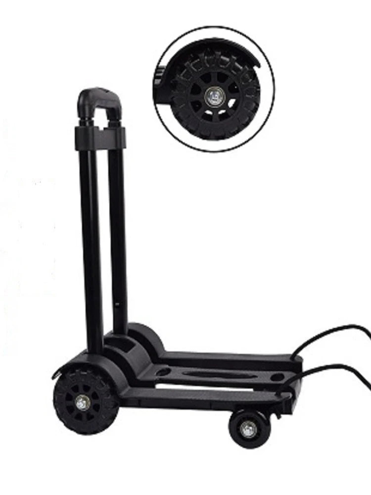 2/4-wheeled small truck with foldable pull rod, portable shopping cart, household grocery cart, small pull cart, luggage cart