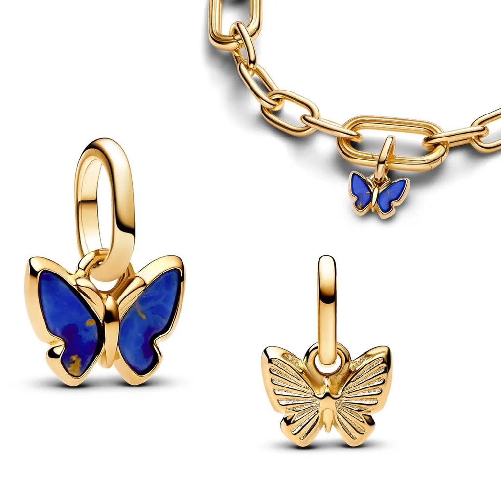 Hot Sale ME Series 925 Sterling Silver Chained Butterfly Turtle  Snake Starry Sky Charm Fit Original Bracelet Dangle Trinket