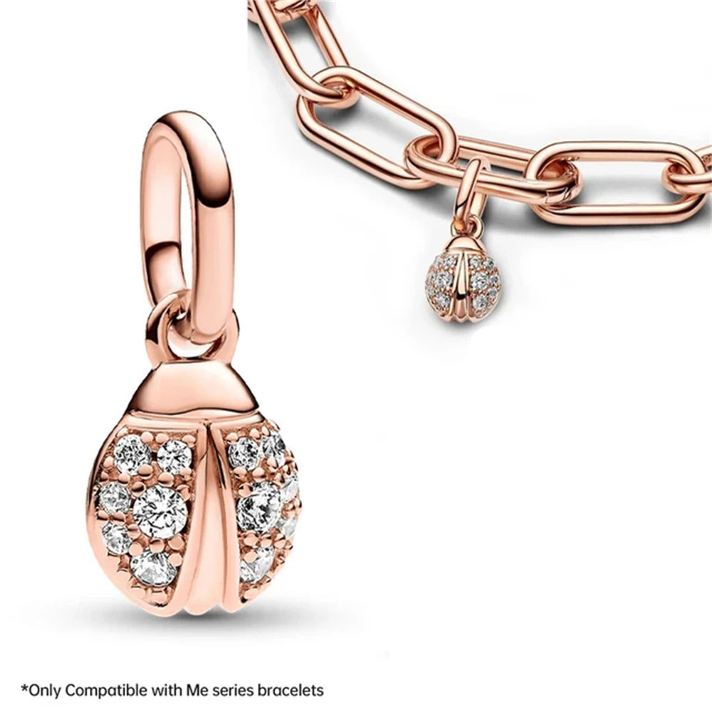 Hot Sale ME Series 925 Sterling Silver Chained Butterfly Turtle  Snake Starry Sky Charm Fit Original Bracelet Dangle Trinket