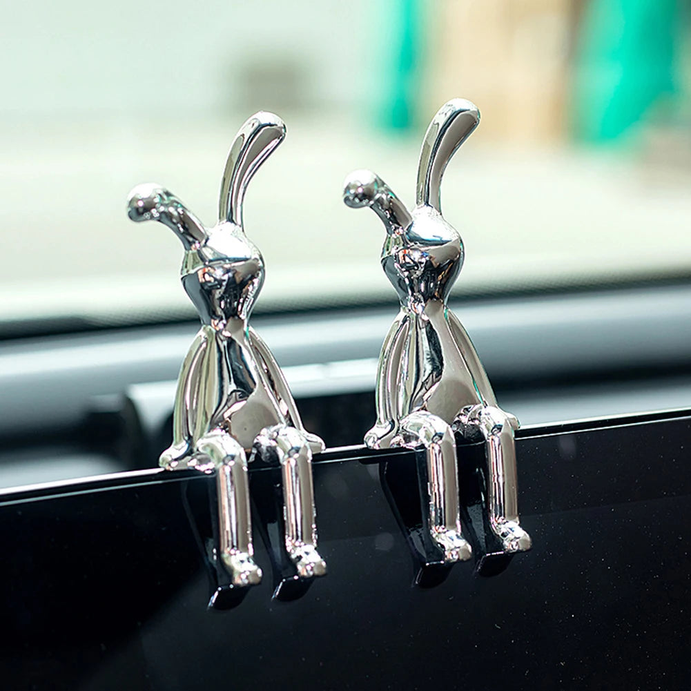 Rabbit Crafts Simple Classical Style Home Desk Decoration Interior Center Console Decor DIY Art Figurines Ornaments