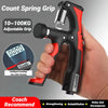 10-100KG Electronic Smart Counting Hand Grip Adjustment Exercise Power Strengthening Pliers Spring Finger Pinch Wrist Training