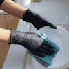 Disposable Latex Gloves Black Waterproof Non-Medical for Kitchen, Cleaning, Dishwashing, Cooking, Automotive, Craft Use