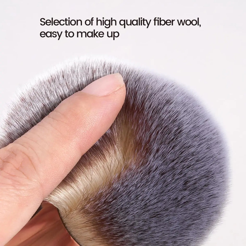 7pcs Makeup Brush Set Double Sided Kabuki Makeup Brushes Contour Brush for Foundation Liquid Powder Concealer Cream Cosmetics Br