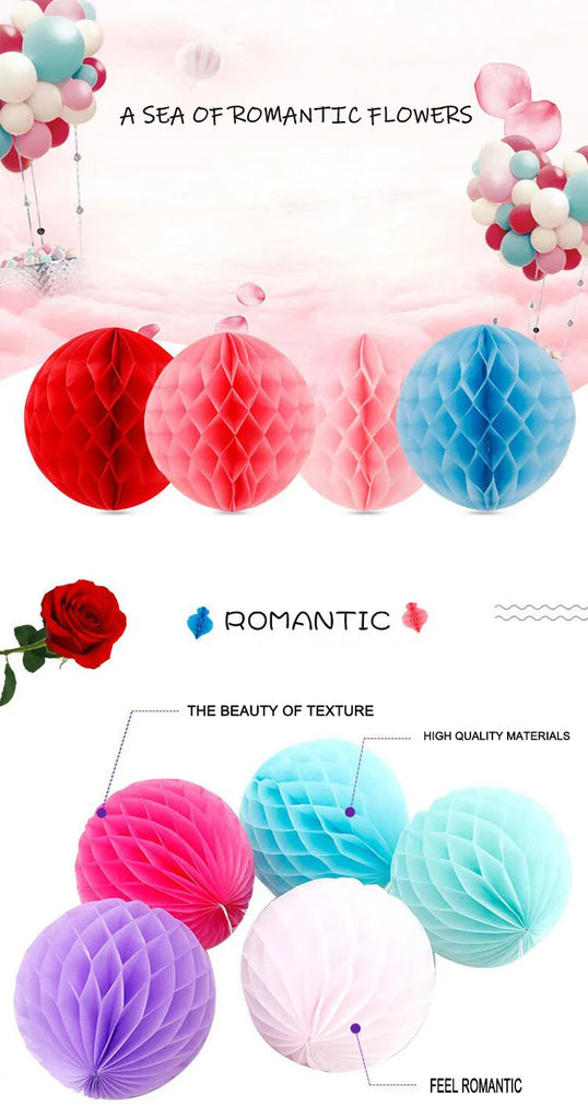 5Pcs Circular Paper Lantern Balls for Home DIY Decoration Weddings Parties Lanterns Birthday Decorations Baby Shower Supplie