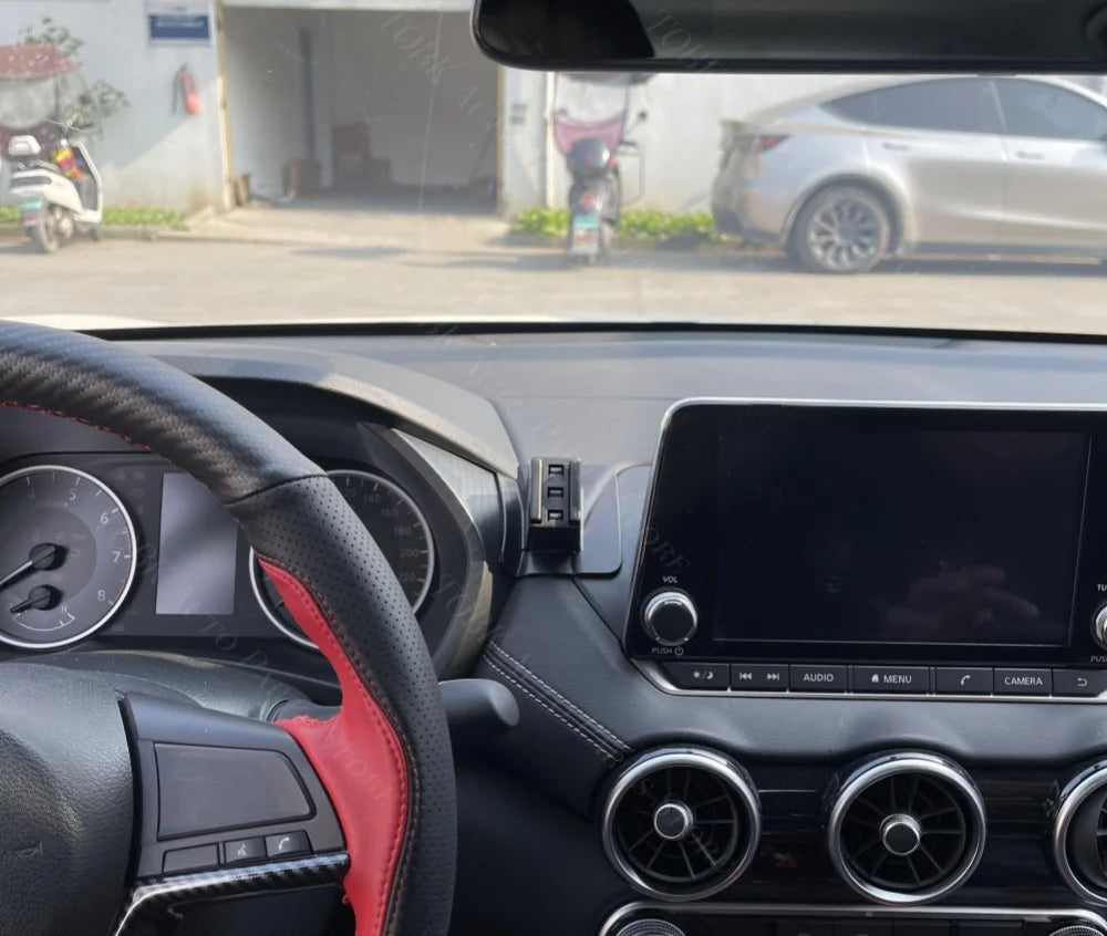 For Nissan Sylphy Sentra B18 2020 2021 2022 Car Phone Holder Special Fixed Bracket Base Wireless Charging Cars Accessories