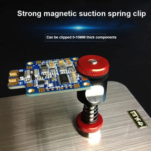 Strong Magnetic Suction Spring Clamp Universal PCB Holder Fixtute Circuit Board Electronic Repair Platform Large Size Soldering
