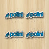 4 POLINI stickers, vinyl decals - suitable for car bumpers, windows, laptops, trucks, vans, water bottles, books - durable