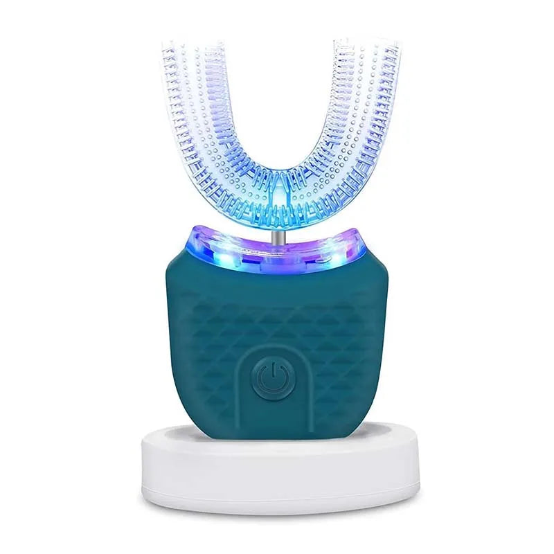 Adult U-shaped Automatic Toothbrush 360° Full Mouth Whitening Wireless Charging Waterproof  Electric Toothbrush