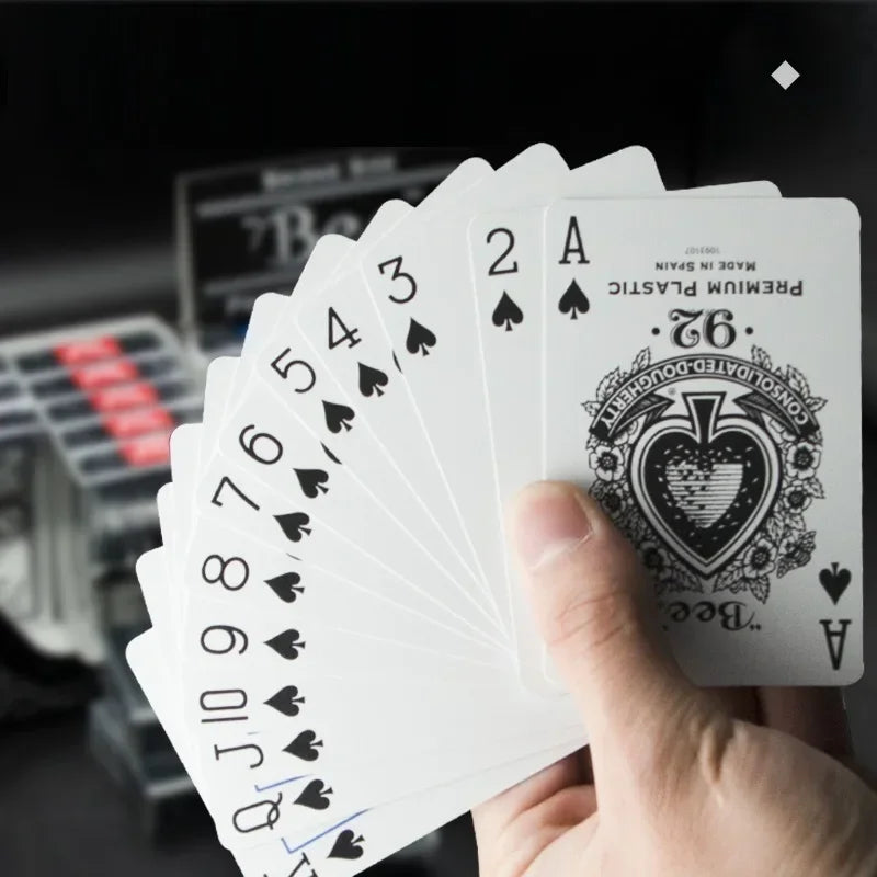 Bee Premium Plastic Playing Cards Jumbo Index Waterproof Poker Deck Card Games Card Magic Collection Magicians Prop Accessory