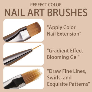 PERFECT COLOR,Nail Art Brushes,gel nail polish,nail tips,nail art pens,nail tech must haves,art supplies