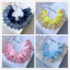 Adjustable Cat Necklace, Lace Mesh Dog Bib Scarf, Saliva Towel Neck Strap with Bowknot for Pet, Fashion Pet Neckerchief Collar