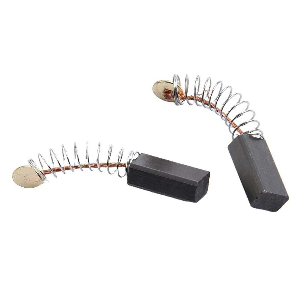 10pcs Carbon Brushes Kit For Electric Motors 13mmx6mmX4mm Carbon High Quality Replacement Electric Power Tool Accessories