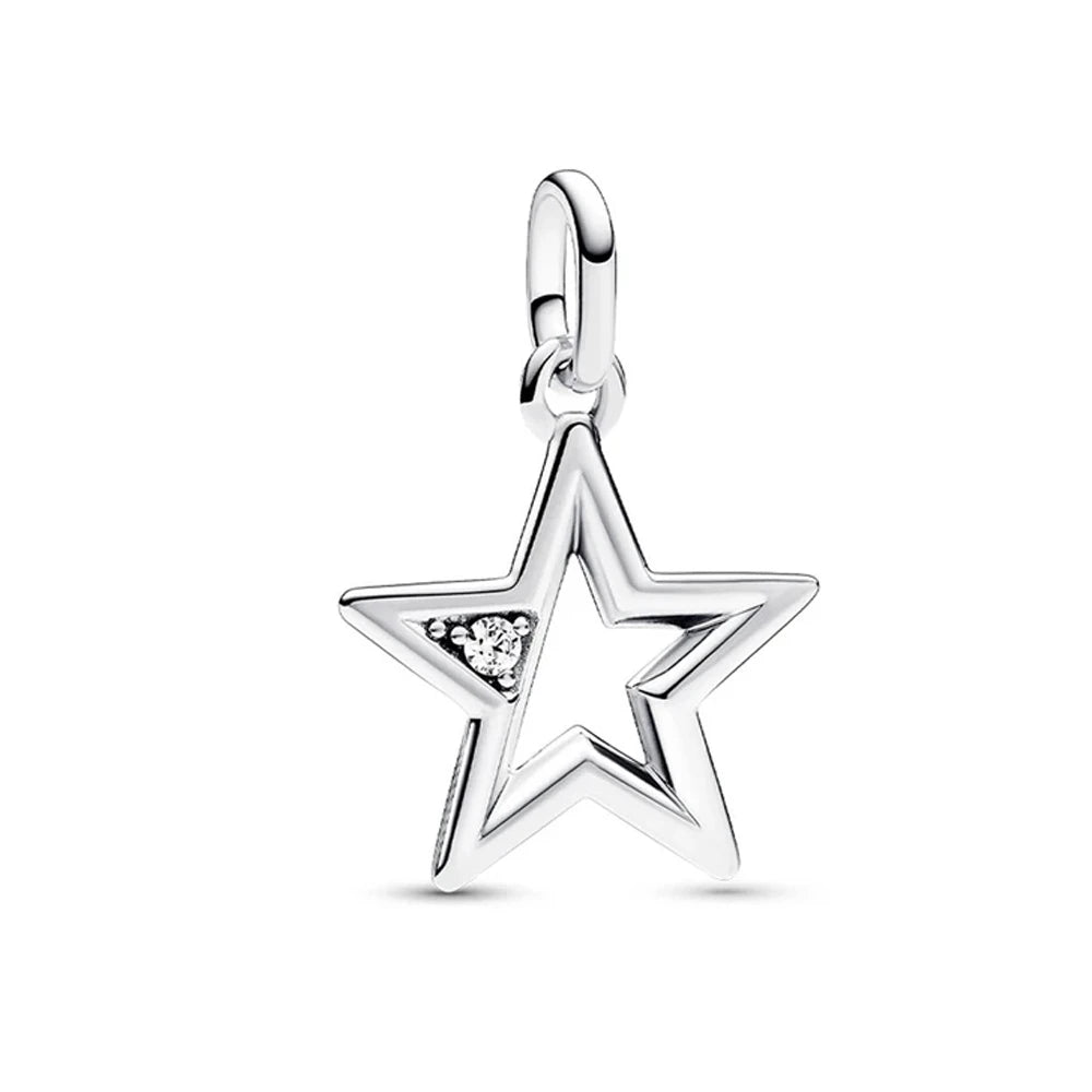 Hot Sale ME Series 925 Sterling Silver Chained Butterfly Turtle  Snake Starry Sky Charm Fit Original Bracelet Dangle Trinket