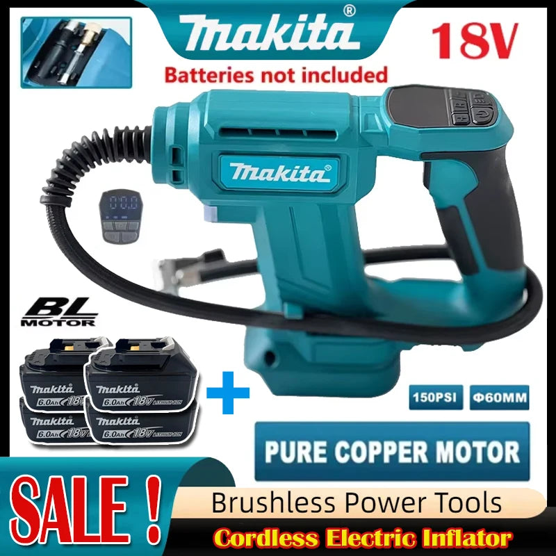 2026 New Sale Makita Brushless Grinder Butter Gun Chainsaw Inflator Combination Silicone Gun Cutting Machine Set for 18v Battery