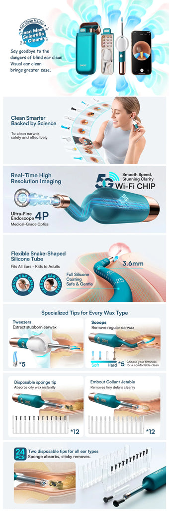 Bebird EarSight Ultra (2026) –  World’s #1 OTC Camera Ear Cleaner & Ear Care Device for Adults & Kids