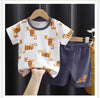 Kids Clothes Set Baby BoyT-Shirt Shorts Summer Clothing Cotton Cartoon Casual Boys Tracksuit Children Baby Clothes Set For 0-6Y