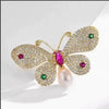 Clearance Price Insect Butterfly Birds Brooches for Women Men Rhinestone Crystal Lapel Pin Clearance Sale