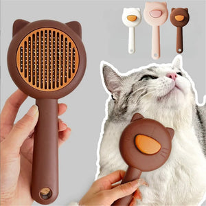 Double Sided Pet Hair Removal Brush - Massage Grooming Comb for Cats and Dogs, Effective Deshedding Tool for Shedding Cleaning