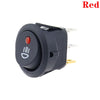 1Pcs New Arrivals On Off Rocker Switch Red Led Fog Light Lamp Symbol Car Van Truck 23mm DC 12V 20A ABS  Fit For Car Van Truck