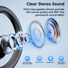 New Bee M53 Wireless Bluetooth Headset Single Earpiece Driving Headphone with Dual-Mic Noise Cancelling Handsfree Earphones