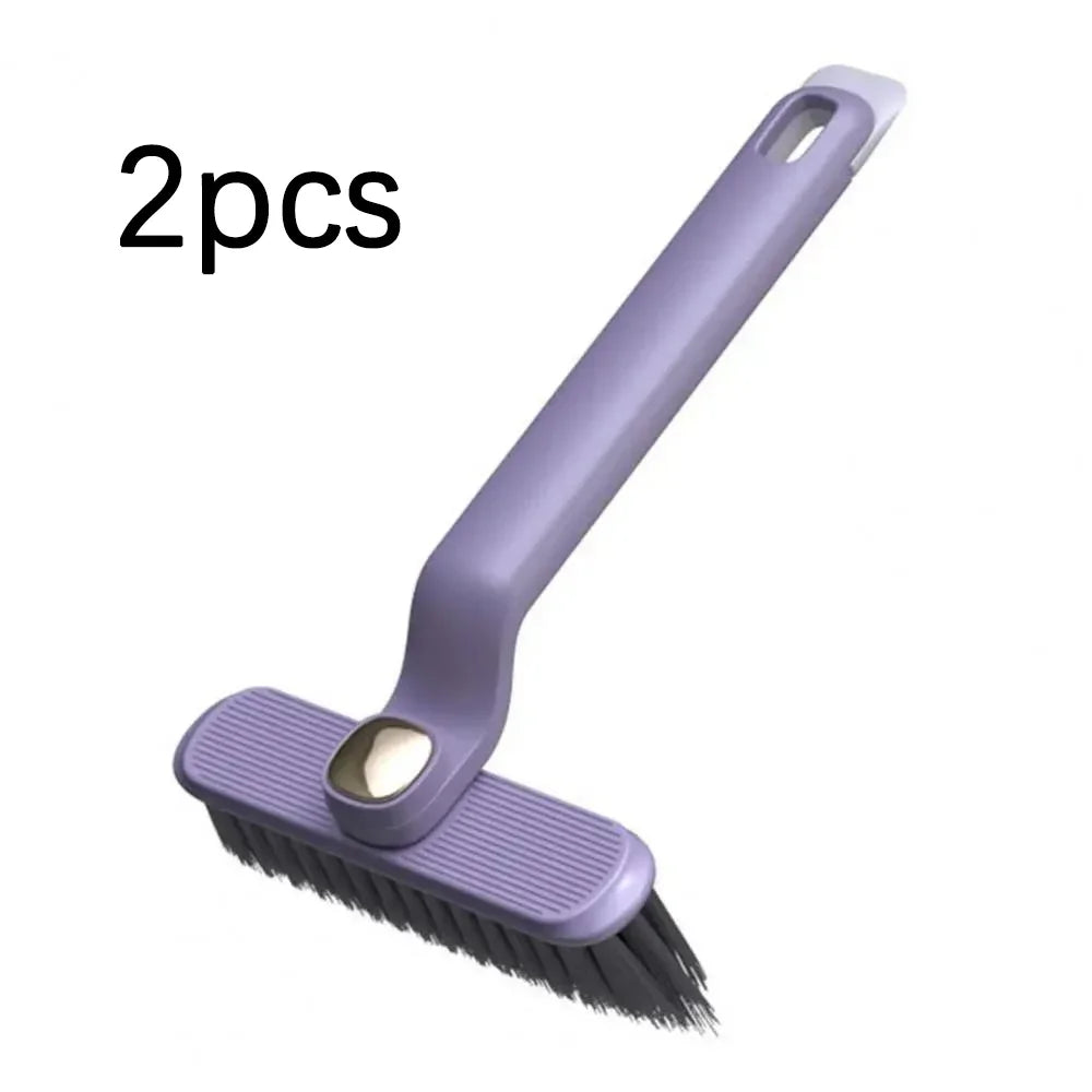 Multipurpose Bathroom Tile Floor Gap Cleaning Brush Rotating Crevice Brushes with Dead End Strong Bristles Cleaning Supplies