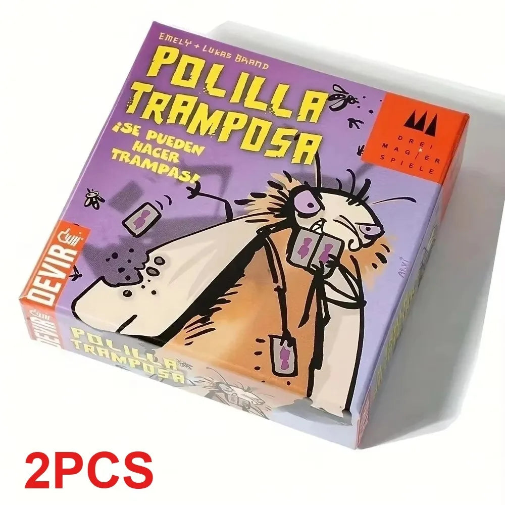 Cheating Moth Spanish Card Game For Adults Children Juegos De Mesa Español Polilla Tramposa Board Games For Family Party Games