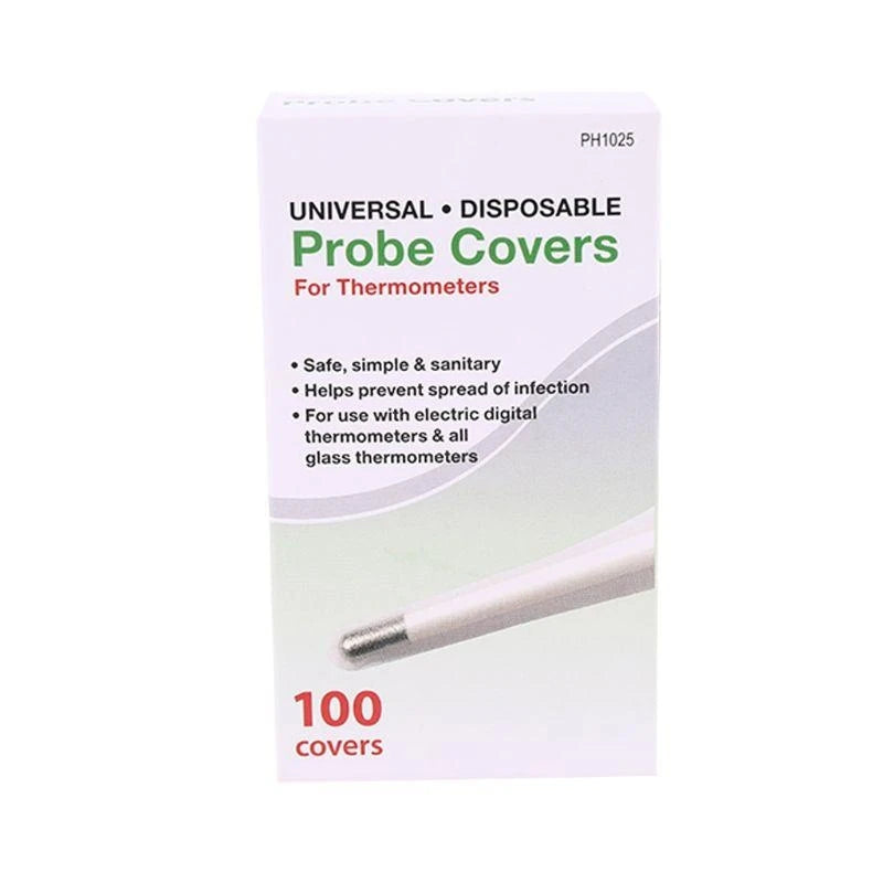100Pcs/Box Universal Disposable Digital Thermometer Probe Covers Sleeves for Oral Armpit Rectal Electric Glass best sale