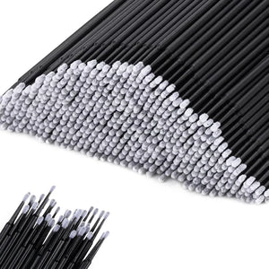 300/2000pcs Disposable MicroBrush Eyelash Extension Brushes For Makeup Nail Art Individua Applicator Lash Cleaning Removing Tool