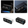 High Volume Bluetooth Speaker Portable Design Clock Function LED Alarm Clock Wireless Connectivity Super Bass