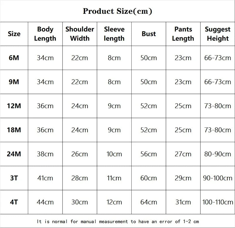 Kids Clothes Set Baby BoyT-Shirt Shorts Summer Clothing Cotton Cartoon Casual Boys Tracksuit Children Baby Clothes Set For 0-6Y