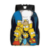 Cartoon The S-Simpsons  Women Backpack Mochila Fashion Children School Bag Laptop Rucksack Kids Large Capacity Travel Rucksack