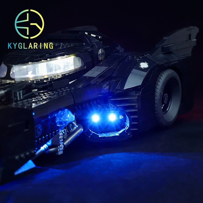 Kyglaring Led Lighting Set DIY Toys For 76139 1989 Batmobile Car  DIY Toys Set (not include the blocks set )