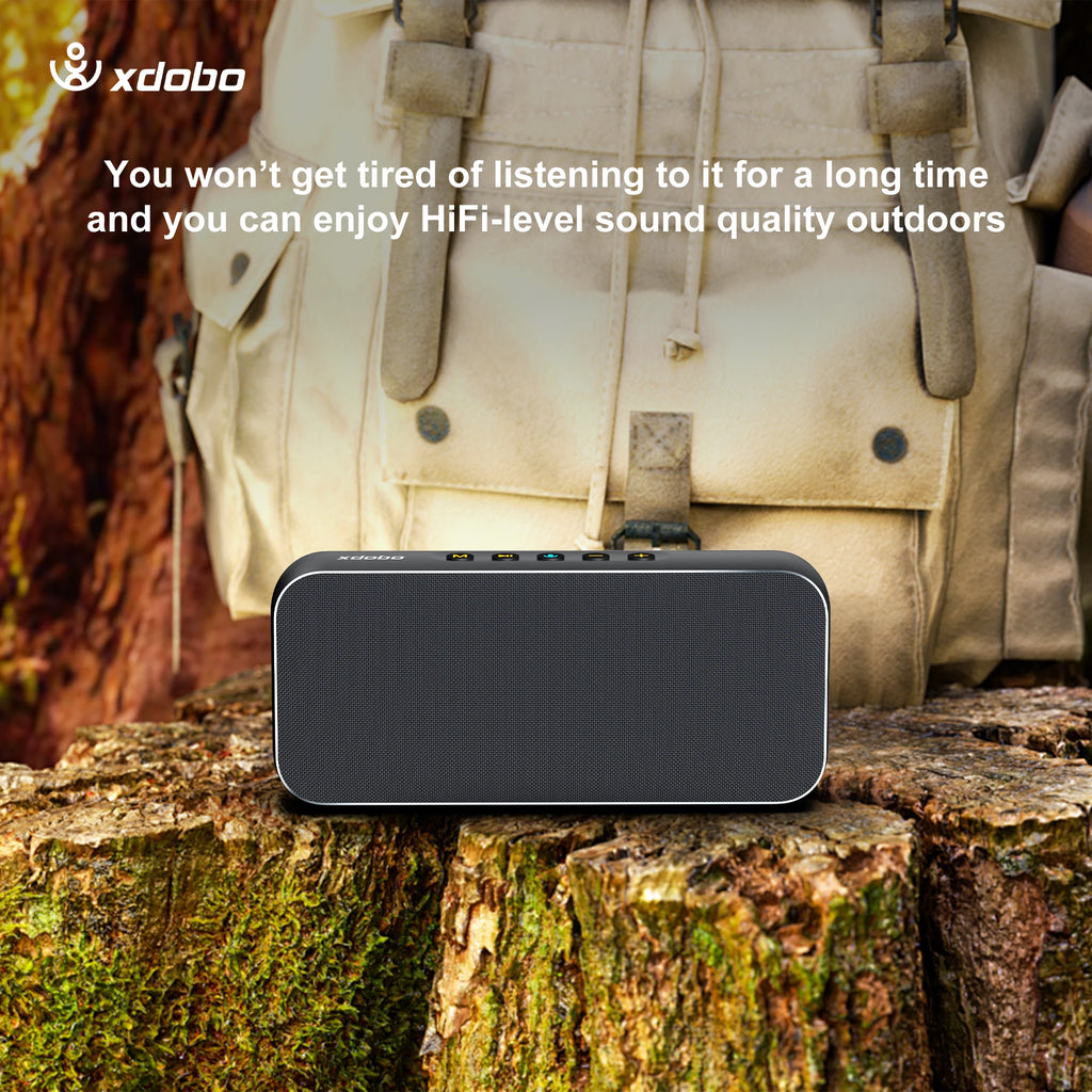 2025 XDOBO Luxe 60W Deep Bass Portable Outdoor Speakers Bluetooth Wireless Subwoofer Waterproof TWS Function Support USB /TF/AUX