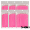 300/2000pcs Disposable MicroBrush Eyelash Extension Brushes For Makeup Nail Art Individua Applicator Lash Cleaning Removing Tool