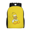 Cartoon The S-Simpsons  Women Backpack Mochila Fashion Children School Bag Laptop Rucksack Kids Large Capacity Travel Rucksack