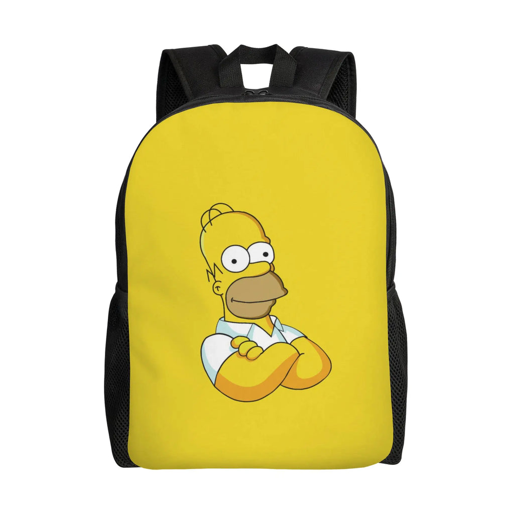 Cartoon The S-Simpsons  Women Backpack Mochila Fashion Children School Bag Laptop Rucksack Kids Large Capacity Travel Rucksack