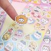 Kawaii Chiikawa Laser Stickers, Cartoon Animal Decals for Laptop, Binder & Kids Crafts