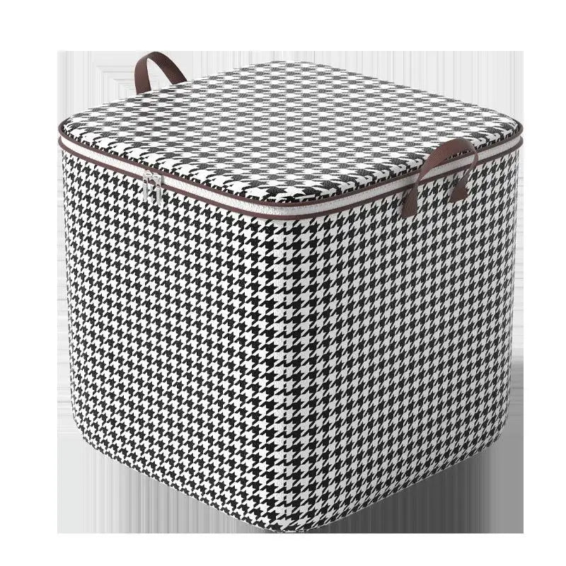 Hot Sale 220L Big Size Clothes Storage Box With Cover Large Laundry Basket Organizer Bag For Baby Foldable