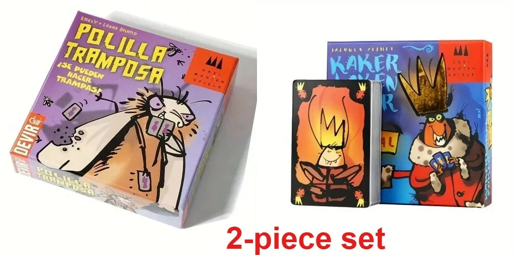 Cheating Moth Spanish Card Game For Adults Children Juegos De Mesa Español Polilla Tramposa Board Games For Family Party Games