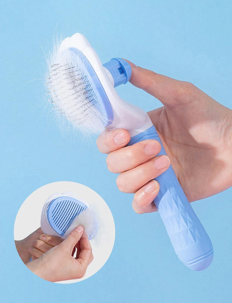 Cat Hair Remover Brush Cat Dog Hair Grooming And Care Comb For Long Hair Dog Pet Removes Hairs Cleaning Bath Brush Dog Supplies